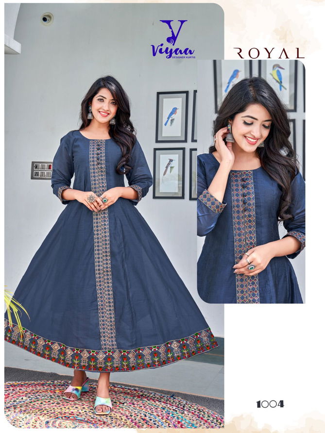 Preeti By Viyaa Modal Anarkali Kurtis Wholesale Suppliers In Mumbai